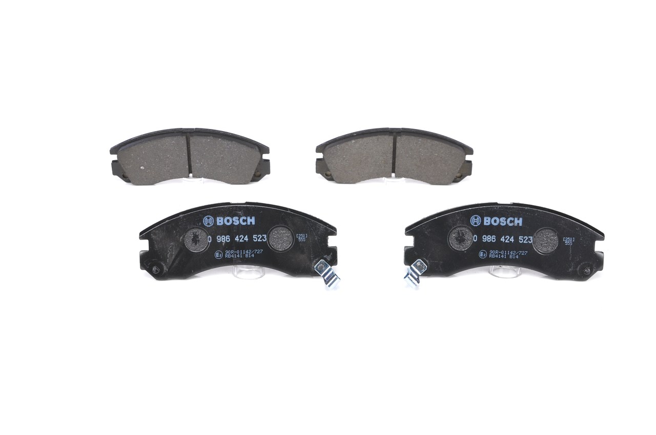 Brake Pad Set, disc brake - 0986424523 BOSCH - 425387, AY040MT002, MB857987